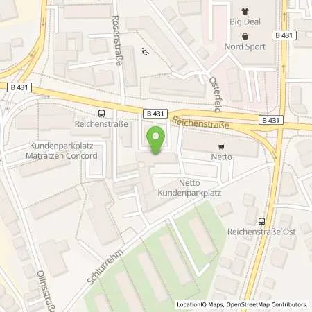 Standortübersicht der Tankstelle Esso Tankstelle in 25336 ELMSHORN