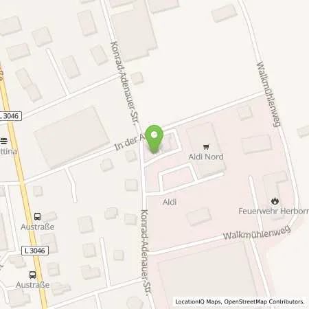 Standortübersicht der Tankstelle BELL Oil in 35745 Herborn