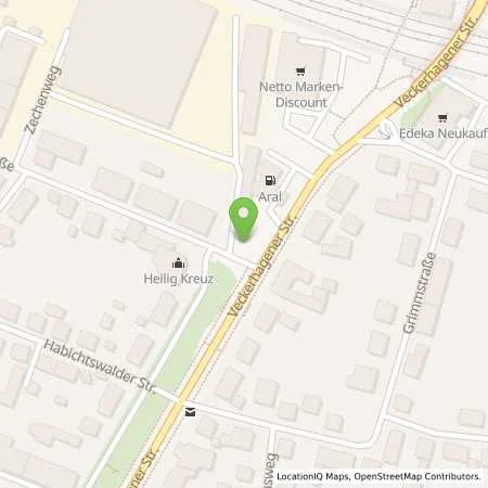 Standortübersicht der Tankstelle Aral Tankstelle in 34233 Fuldatal