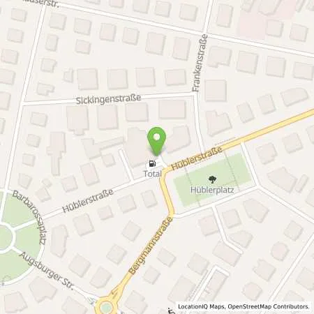 Standortübersicht der Tankstelle TotalEnergies Dresden in 01309 Dresden