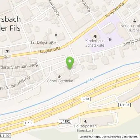 Standortübersicht der Tankstelle MTB Tankstelle in 73061 Ebersbach a. d. F.