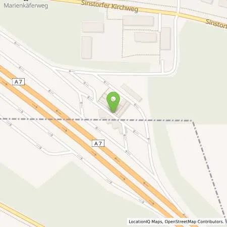 Standortübersicht der Tankstelle TOTAL HAMBURG in 21077 HAMBURG