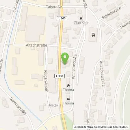 Standortübersicht der Tankstelle Albstadt Wilhelmstrasse 130 in 72461 Albstadt