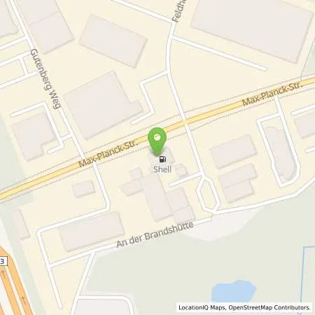 Standortübersicht der Tankstelle Shell Erkrath Max-Planck-Str. 81 in 40699 Erkrath