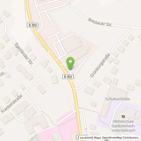 Standortübersicht der Tankstelle AVIA XPress Automatenstation in 95346 Stadtsteinach