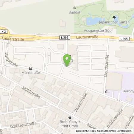 Standortübersicht der Tankstelle Shell Kaiserslautern Burgstr. 40 in 67659 Kaiserslautern