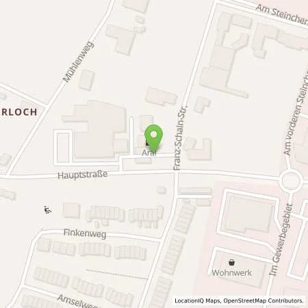 Standortübersicht der Tankstelle Aral Tankstelle in 52379 Langerwehe