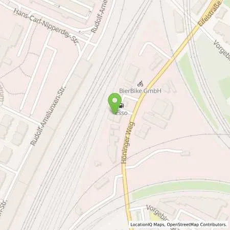 Standortübersicht der Tankstelle Esso Tankstelle in 50969 KOELN