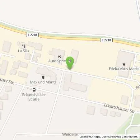 Standortübersicht der Tankstelle ED-Ilshofen2 in 74532 Ilshofen