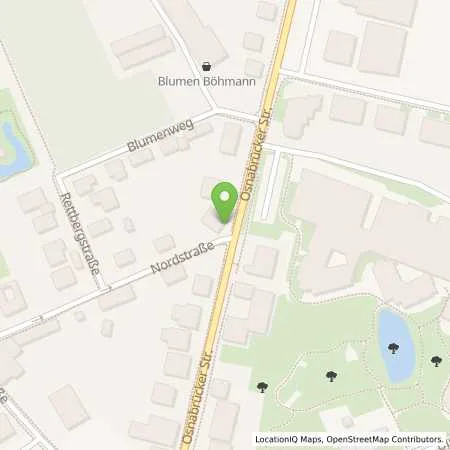 Standortübersicht der Tankstelle Marcel Kluge in 49214 Bad Rothenfelde