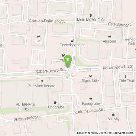 Standortübersicht der Tankstelle LINDEN - ROBERT-BOSCH-STRASSE14 in 35440 Linden