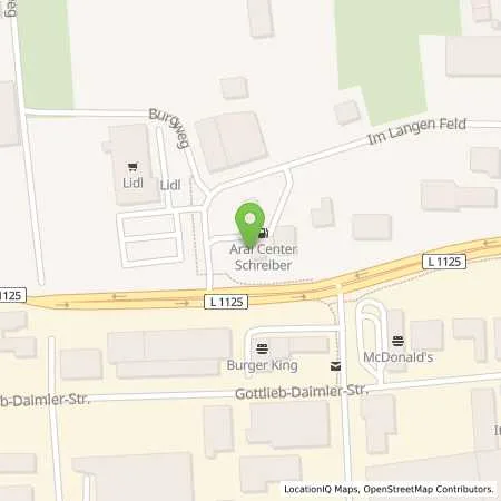 Standortübersicht der Tankstelle Aral Tankstelle in 71711 Murr