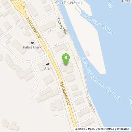 Standortübersicht der Tankstelle Michael Böhm in 31789 Hameln