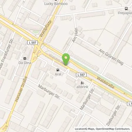 Standortübersicht der Tankstelle Aral Tankstelle in 68305 Mannheim