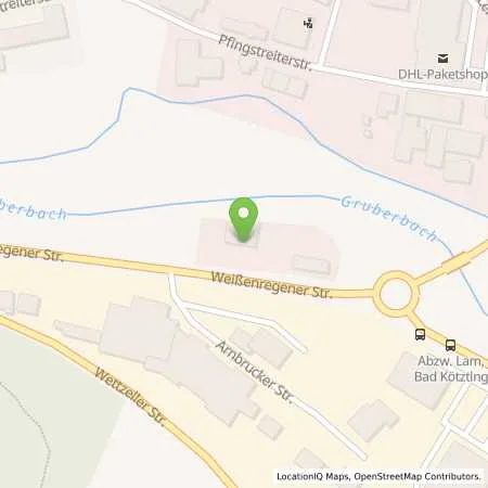 Standortübersicht der Tankstelle Aral Tankstelle in 93444 Bad Kötzting