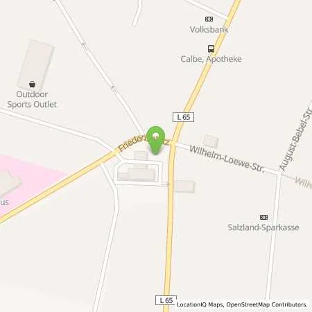 Standortübersicht der Tankstelle Tankcenter Calbe/Saale in 39240 Calbe/Saale