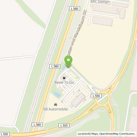 Standortübersicht der Benzin-Super-Diesel Tankstelle: Aral Tankstelle in 68794, Oberhausen-Rheinhaus