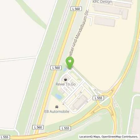 Standortübersicht der Tankstelle Aral Tankstelle in 68794 Oberhausen (Rheinhaus)