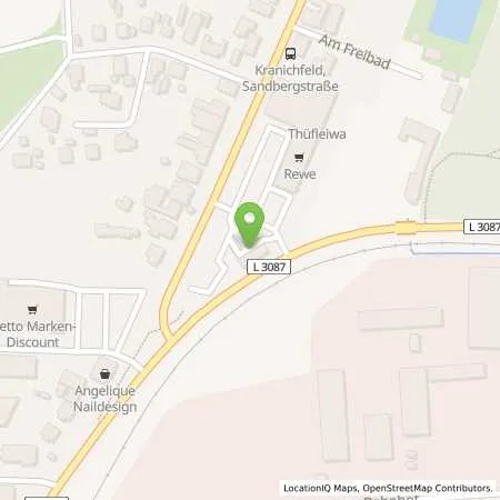 Standortübersicht der Tankstelle OIL! Tankstelle Kranichfeld in 99448 Kranichfeld