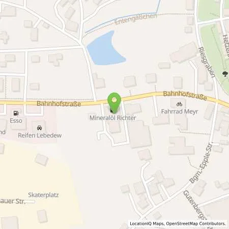 Standortübersicht der Tankstelle Mineralöl-Richter e.K. in 86650 Wemding