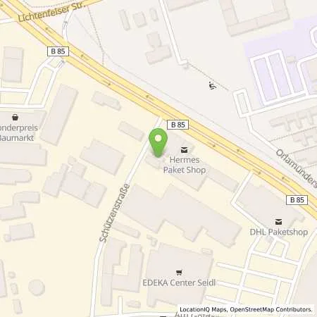 Standortübersicht der Tankstelle Esso Tankstelle in 95326 KULMBACH