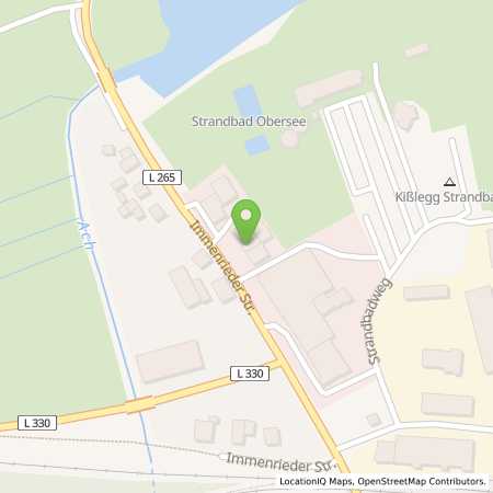 Standortübersicht der Benzin-Super-Diesel Tankstelle: Esso Tankstelle in 88353, KISSLEGG