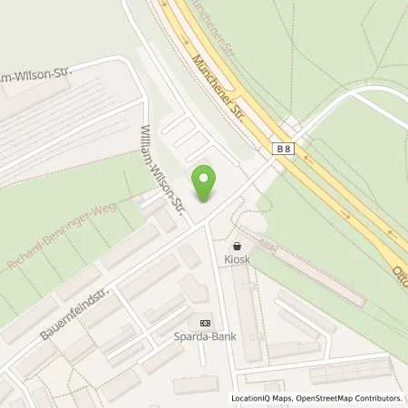 Standortübersicht der Tankstelle Sb Nuernberg Bauernfeindstr. 57 in 90471 Nuernberg