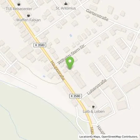 Standortübersicht der Tankstelle Eggenstein II in 76344 Eggenstein