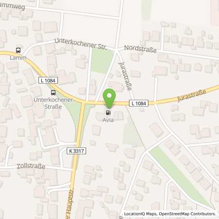 Standortübersicht der Benzin-Super-Diesel Tankstelle: AVIA Aalen in 73432, Aalen