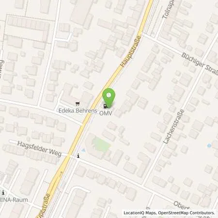 Standortübersicht der Tankstelle Stutensee Hauptstrasse 215 in 76297 Stutensee