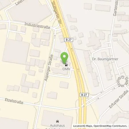 Standortübersicht der Tankstelle Bietigheim-Bissingen Stuttgarter Str. 150 in 74321 Bietigheim-Bissingen