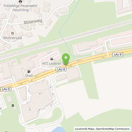 Standortübersicht der Benzin-Super-Diesel Tankstelle: LAUF - HERSBRUCKER STR. 64 in 91207, Lauf