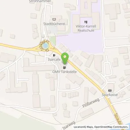 Standortübersicht der Tankstelle Landau Straubinger Strasse 9 in 94405 Landau