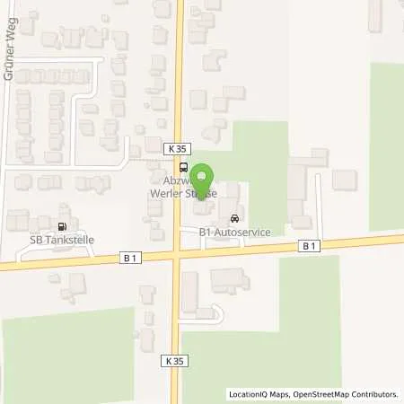 Standortübersicht der Tankstelle Calpam Tankstelle in 59427 Unna