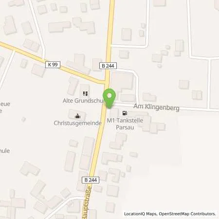 Standortübersicht der Tankstelle Sack-Parsau in 38470 Parsau