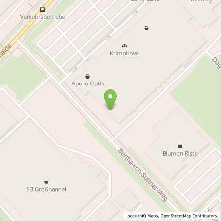 Standortübersicht der Tankstelle Ratio Münster Loddenheide in 48155 Münster