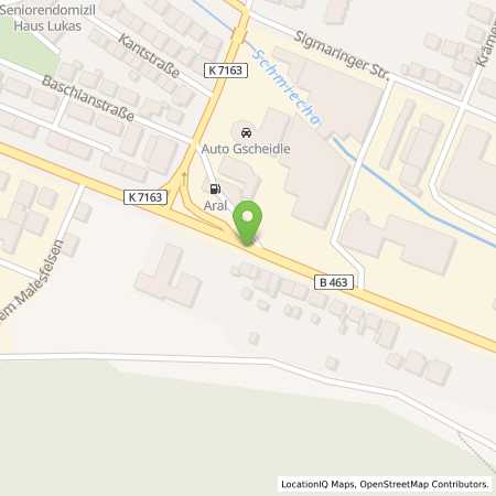 Standortübersicht der Benzin-Super-Diesel Tankstelle: Aral Tankstelle in 72458, Albstadt