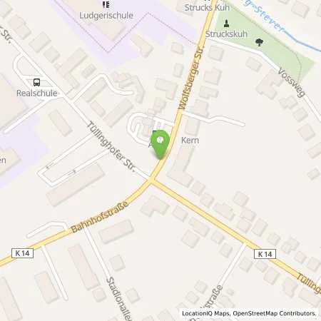 Standortübersicht der Tankstelle Aral Tankstelle in 59348 Lüdinghausen