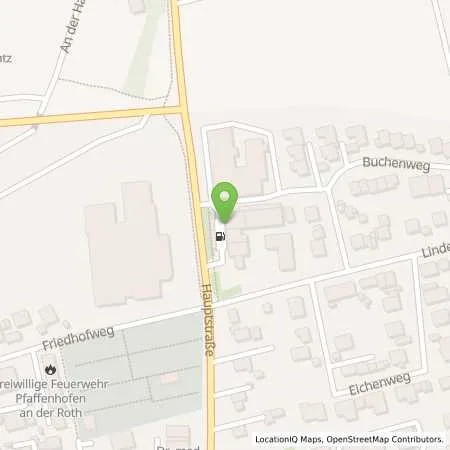 Standortübersicht der Tankstelle Aral Tankstelle in 89284 Pfaffenhofen