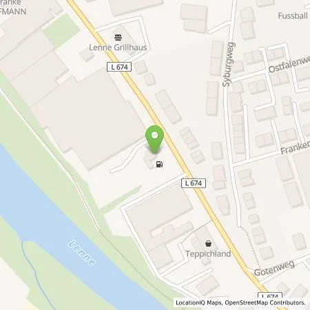 Standortübersicht der Tankstelle Aral Tankstelle in 58119 Hagen