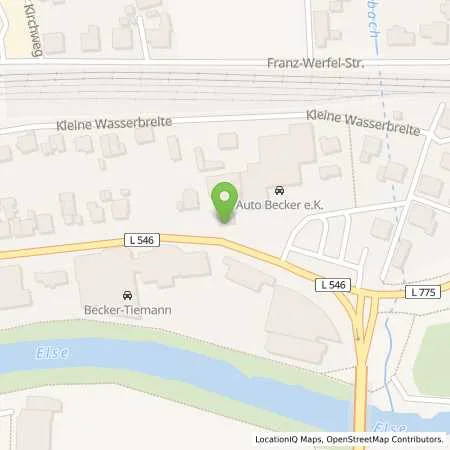 Standortübersicht der Tankstelle Aral Tankstelle in 32257 Bünde