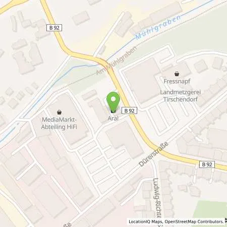 Standortübersicht der Tankstelle Aral Tankstelle in 08527 Plauen