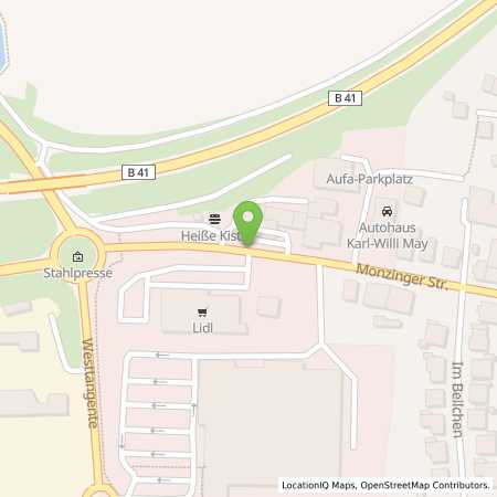 Standortübersicht der Benzin-Super-Diesel Tankstelle: Aral Tankstelle in 55566, Bad Sobernheim