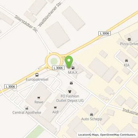 Standortübersicht der Tankstelle Tank-MAX in 61449 Steinbach