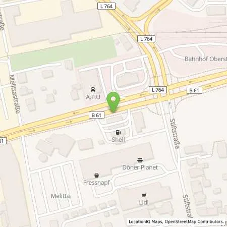 Standortübersicht der Tankstelle Shell Minden Stiftstr. 57 in 32427 Minden