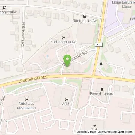 Standortübersicht der Tankstelle Aral Tankstelle in 44536 Lünen