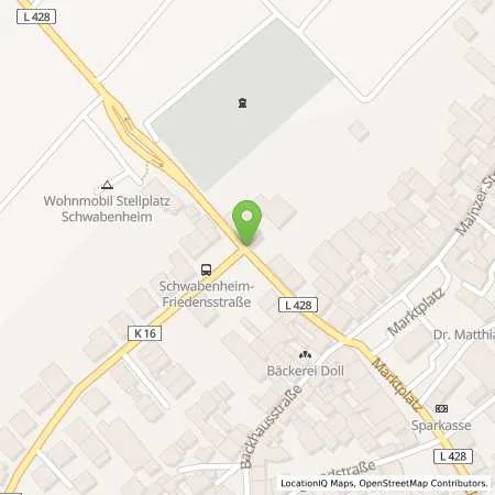 Standortübersicht der Tankstelle Tankstelle Haar in 55270 Schwabenheim