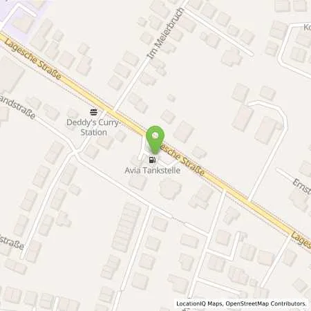 Standortübersicht der Tankstelle Fricke in 32756 Detmold