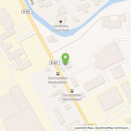 Standortübersicht der Benzin-Super-Diesel Tankstelle: Aral Tankstelle in 25348, Glückstadt