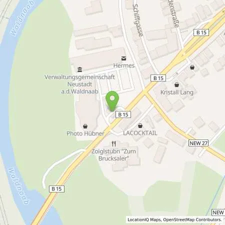 Standortübersicht der Tankstelle Neustadt Bahnhofstrasse 6 in 92660 Neustadt